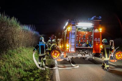 Weilheim: Grossbrand in einem Recycling-Betrieb ueber zwei Millionen Schaden 